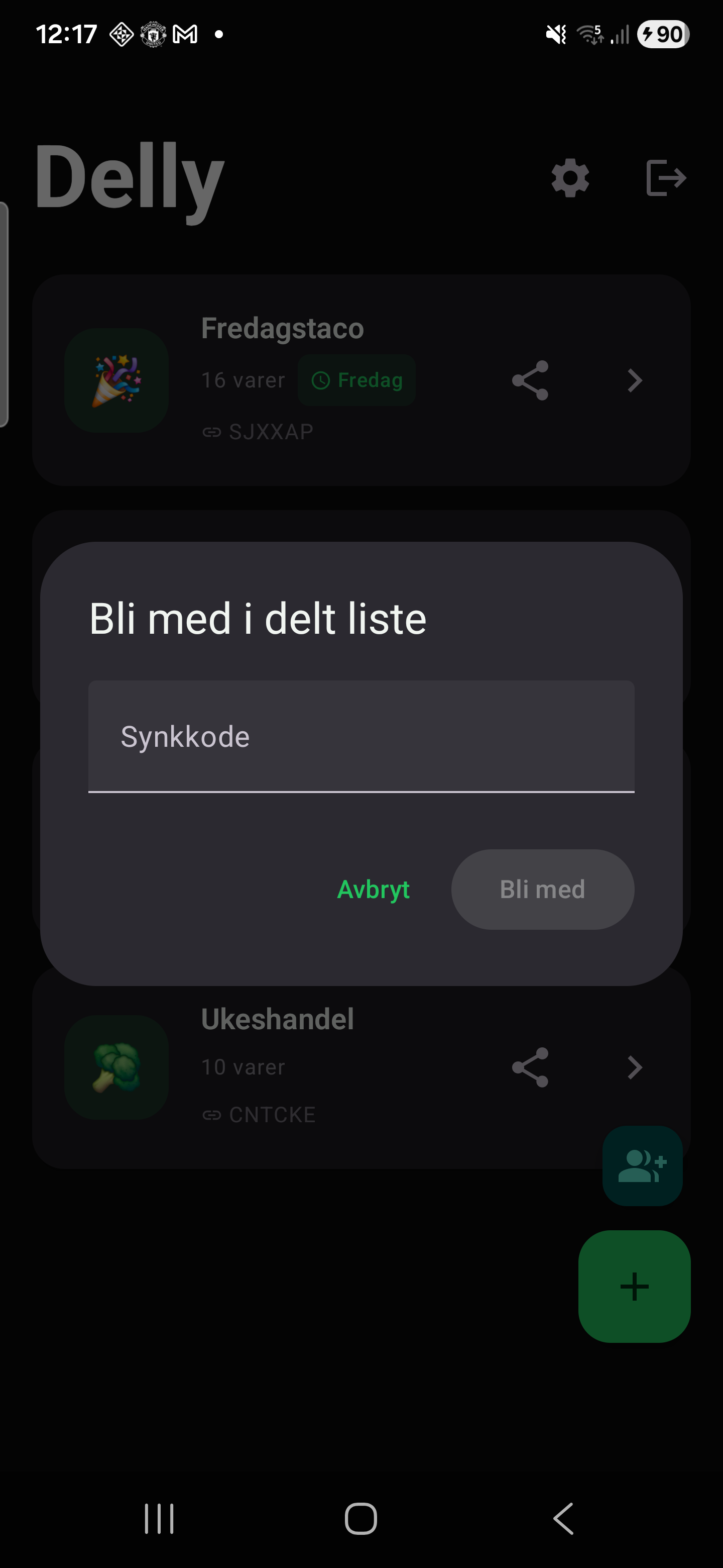Innstillinger og profil
